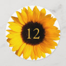Suche nach sonnenblume empfang tischkarten Gelb