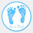 Recherche de empreinte de pas de bébé C'est un garçon