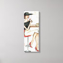 Suche nach dame mit hut leinwandbilder Modedamen