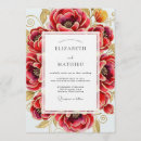 Recherche de cramoisi invitations Floral