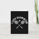 Suche nach i liebe badminton karten Badmintonspieler