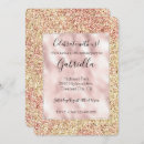 Recherche de pink glitter invitations Girly