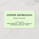 Suche nach beauty consultant visitenkarten Elegant