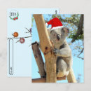 Recherche de noël australien cartes postales Koala