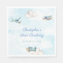 Recherche de anniversaire avion serviettes Nuages