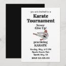Recherche de karate invitations Moderne