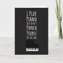 Suche nach pianisten karten Schwarz