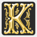 Recherche de lettres majuscules autocollants Initiale