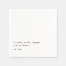 Recherche de note serviettes Minimaliste