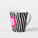 Recherche de rayures de zèbre tasses Tendance