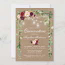 Recherche de cadre floral invitations Quinceañera