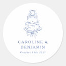Recherche de gâteaux de mariage autocollants Tendance
