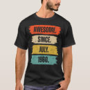 Recherche de 63 ans tshirts Vieux