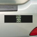 Suche nach dummheit autoaufkleber Fahrer
