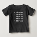 Recherche de code bébé tshirts Binaire
