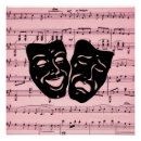 Suche nach theatermasken poster Komödie und tragödie