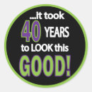 Suche nach 40 jahre aufkleber Lustig