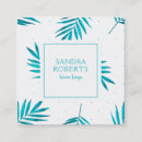 Recherche de motif tropical cartes visite Élégant