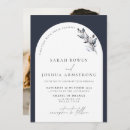 Recherche de bleu marine mariage invitations Boho