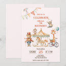 Recherche de animal cirque invitations Vintage