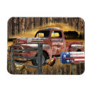 Recherche de camions vintages magnets Camion rouge vintage