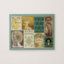Suche nach art nouveau puzzle Vintag