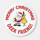 Recherche de père noël magnets Cerf