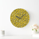 Recherche de murale jaune horloges Pour elle
