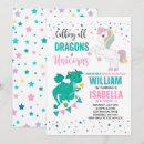 Recherche de le dragon invitations Dragons
