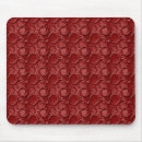 Recherche de hexagones tapis souris Rouge