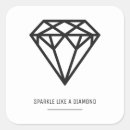 Recherche de diamant noir blanc autocollants Moderne