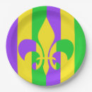 Suche nach fleur de lis pappteller Mardi gras