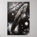 Suche nach asteroiden poster Universum