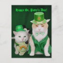 Recherche de st patrick cartes postales Chats