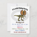 Recherche de paléontologue invitations Dinosaure