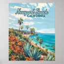 Recherche de plage vintage art Californie