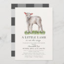 Recherche de little lamb baby shower invitations Mouton