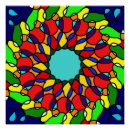 Recherche de mandala coloré posters Abstract