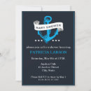 Recherche de ancre bleue invitations Garçon