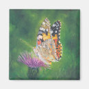 Recherche de chardon magnets Papillon