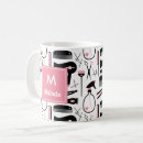 Recherche de cheveux noirs tasses Monogramme