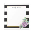 Suche nach weiße streifen notizblock Personalisiert