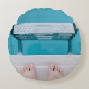 Recherche de pieds nus coussins Bleu