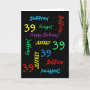 Suche nach 39 geburtstag karten Schwarz
