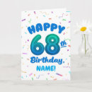 Recherche de de 68 ans anniversaire cartes Joyeux 68e anniversaire
