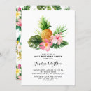 Recherche de ananas floral invitations Aquarelle
