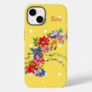 Recherche de pois jaune iphone coques Rétro