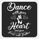 Recherche de coeur de danse autocollants Pointe