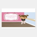 Recherche de ballerine rose autocollants Mignon
