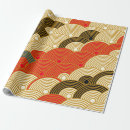 Recherche de japonais vagues papier cadeau Arrière plan